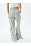 Straight Leg Pocket Belted Fabric Trousers - 4