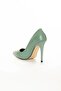 Women's Stiletto Thin High Heel Shoes Water Green - 3