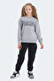 Last Unisex Kids Sweatshirt Stone Gray - 7