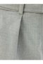 Straight Leg Pocket Belted Fabric Trousers - 6