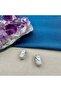 Women's Steel Zircon Stone Heart Rectangular Hoop Earrings