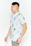 Men Sportswear Fit Short Sleeve Training Polo Shirt, Light Blue - 3
