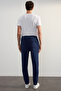 Indigo Unisex Regular/Normal Cut Elastic Inner Fleece/Warm Sweatpants Tmnaw22Ea0346 - 5