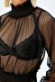 Women's Black Blouse 5Wak80051Ek - 5