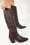 Braune Damenstiefel 19652 - 3