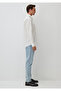 Striped White Shirt Regular Fit / Normal Cut 0211133-70057 - 3