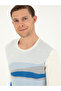 White Slim Fit Wool Blend Crew Neck Knitwear Sweater 50271657-Vr013 - 3