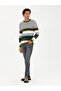Khaki Slim Fit Crew Neck Knitwear Sweater 50271626-Vr027 - 4