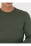 Khaki Slim Fit Crew Neck Knitwear Sweater 50270174-Vr027 - 7