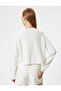 Knitwear Cardigan Crew Neck Buttoned Pocket Detailed Long Sleeve - 4