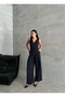 Women's Lined Vest and Belted Pant Double Set