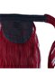 Tied Fluffy Daal Ponytail / Red - 5