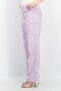 Women Regular Fit Checkered Culotte Pants, Purple - 2