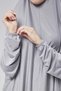 Women's Two-Piece Prayer Dress with Headscarf, Organic Cotton, Elastic Sleeves, Non-Slip Skirt, Combed Cotton, Hijab - 3