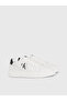 Men's cream - white - red low ankle sports shoes - 4