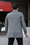 Men's Gray New Season Stamp Coat - 6