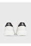 Men's cream - white - red low ankle sports shoes - 6