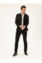 Black Slim Fit Linen Blend Jacket Shirt 50288993-VR046 - 4