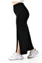 Women's Leather Maxi with Slits Length Winter Skirt 92 cm - 8