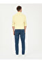 Navy Blue Slim Fit Cotton Blended Jean Trousers 50293279-Vr033 - 4