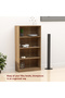 Wooden Storage Display Shelves 4-Tier Freestanding, Zabrano - 3
