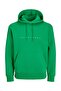 Jack Jones Embossed Green Hooded Sweatshirt Hood Noos 12233972