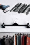 10 Pcs 38 cm Plastic Black Peg Pants Skirt Shorts Clothing Hanger - 2