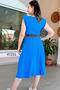 Crew Neck Padded Aerobin Dress 4Y251 - 2