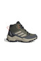 Terrex Ax4R Mid Rain.Rdy Green-Gray Children's Trekking Shoes If6518 - 2