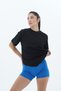 Pure Comfort - Black Relaxed Cut 100% Cotton Basic Women's T-Shirt - 5