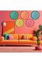 Simplex Joy Duvar Saati Mavi - 4