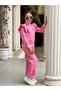 Girl's Pink Tracksuit Set - 6