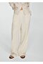 Cotton Wideleg Pants