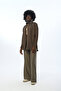 Women's Slim Detailed Oversize Cut Shirt - 4