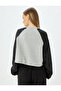 Women's Grey Oversized Sweatshirt - 4