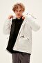 معطف أبيض بغطاء للرأس للرجال من Rock Rabbit Off-White - 2