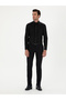 Black Slim Fit Cotton Classic Shirt 50285570-Vr046 - 4