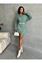 Cross Braided Casual Knitwear Tunic - 2