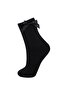 Women's Seamless Ribbon 2-Piece Combed Cotton Socks D7727Axns - 2