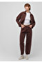 Leila Blue Premium Dark Brown Jean Trousers 1010600 -87777 - 2