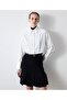 Pleated crop shirt