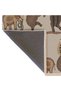 South Collection Abstract Theme Dancing Elephant Figurines Patterned Modern Decorative Carpet 04 - 5