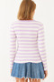 Women's Striped U-Neck T-Shirt 0010 60251864 - 6