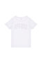 Girl's White Crew Neck Basic T-Shirt 50283360 -Vr013 - 3