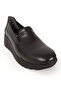 Women's Wedge Sole Seasonal Casual Shoes Real Leather Br 44206 Black - 4