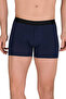 Men's 6-Piece Dark Blue Color Modal Thick Belted Lycra Boxer-Shorts-Panty Clear / 4476 - 3