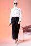 Women's Hijab Wide Paca Elastic Waist Trousers Black