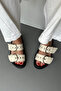 Women's Slippers Beige Linen - 5