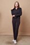 Women's Stylish Lightweight Lycra Modal Fabric Collar Long Sleeve Side Slit Shirt(Jument for Pants 49 - 6