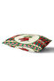 New Year's Themed Skate Patterned Velvet Throw Pillow Cover 35X55 cm - Decorative Pillowcase - 2